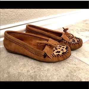 Minnetonka Leopard Calf Fur